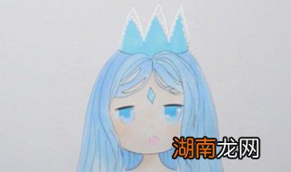 冰公主怎么画 冰公主简笔画教程