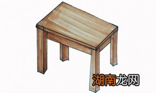 桌子怎么画 桌子简笔画教程