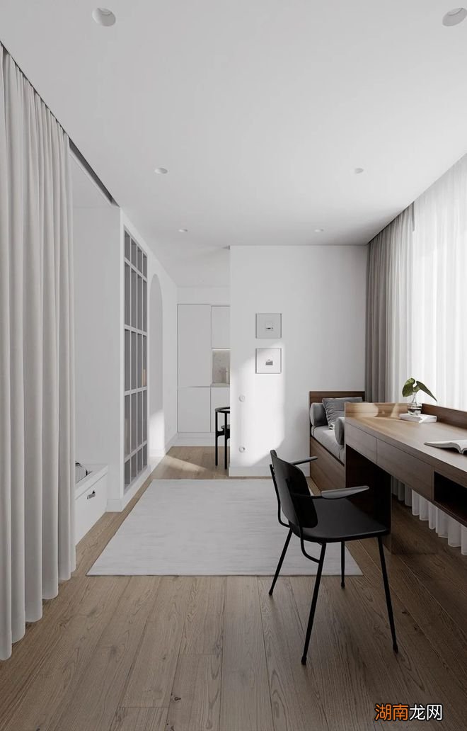 30㎡ 小户型,客厅、书房一体的设计更实用!