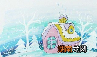 冬天怎么画 冬天风景简笔画教程