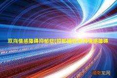 抑郁躁狂双向情感障碍 双向情感障碍抑郁症