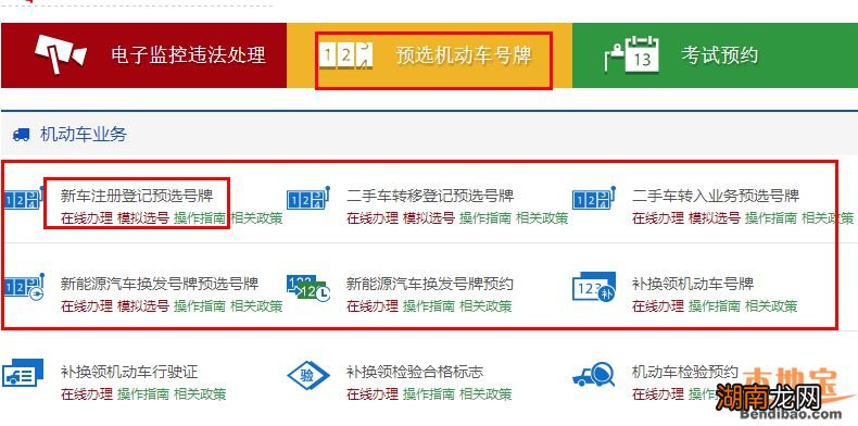岳阳新车网上选号指南
