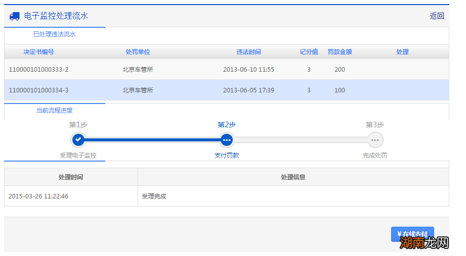 岳阳电子监控违法处理办理流程