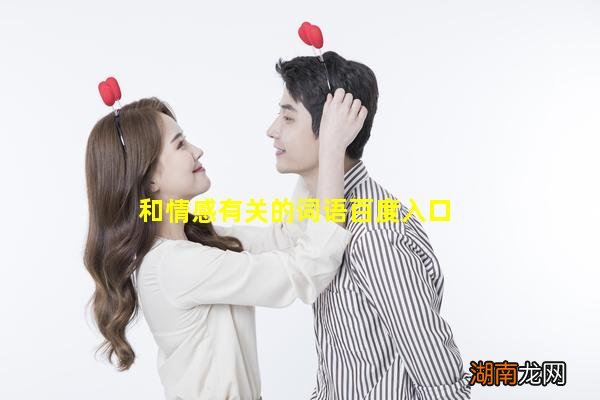 和情感有关的词语百度入口