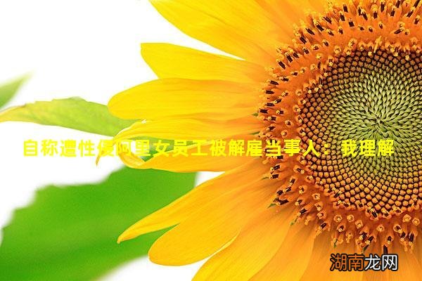 自称遭性侵阿里女员工被解雇当事人:我理解她们救夫心切但不理解她们的三观