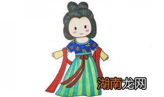 汉服怎么画 汉服简笔画教程