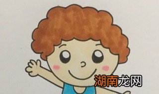 小男孩怎么画 小男生简笔画教程