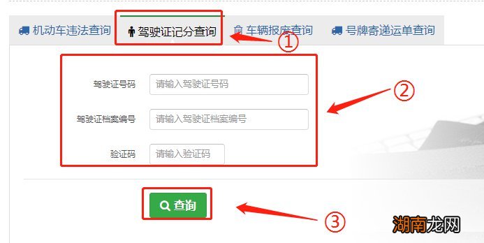 衡阳驾照违章查询流程