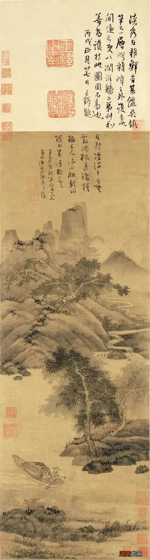 吴镇精通诗词书画墨竹成关键意象其实对它倾注了情感