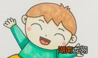 小孩怎么画 小男孩简笔画教程