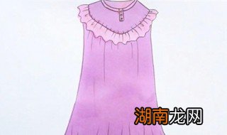 连衣裙怎么画 连衣裙简笔画教程