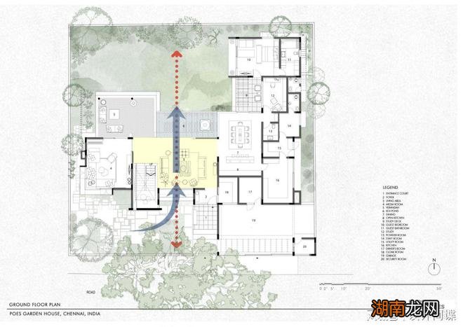 别墅设计:这样环抱大树,守着鱼池的别墅,风水不好才怪吧
