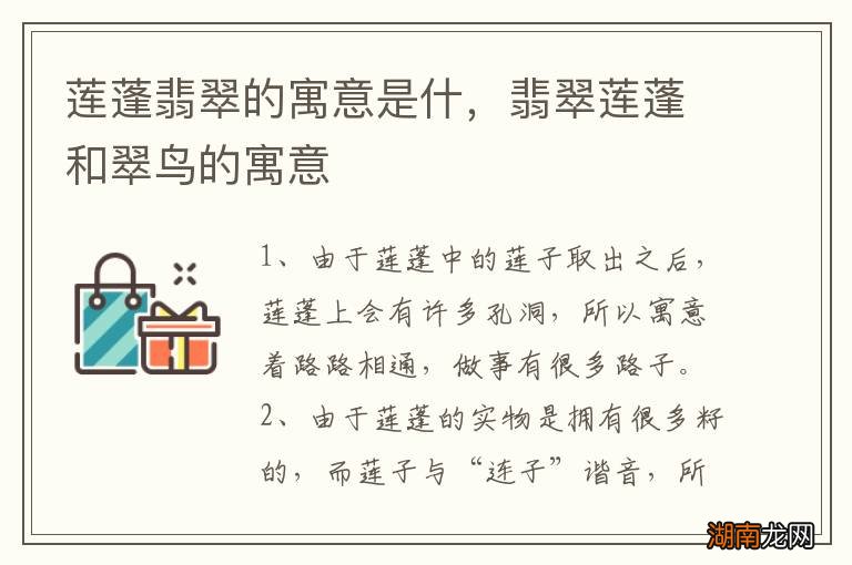 莲蓬翡翠的寓意是什,翡翠莲蓬和翠鸟的寓意