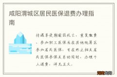 咸阳渭城区居民医保退费办理指南