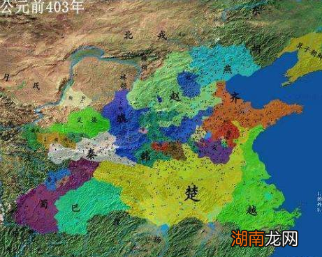 战国七雄中韩国是最弱的一个 韩国的地盘有多大