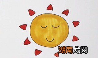 画太阳怎么画 太阳简笔画教程