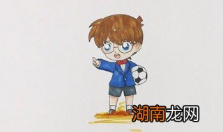 柯南怎么画 柯南简笔画教程