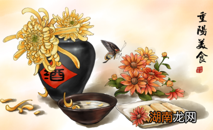 古人怎么过重阳节：登高、赏菊喝酒吃花糕