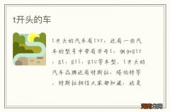 t开头的车
