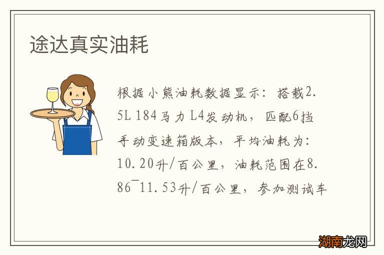 途达真实油耗