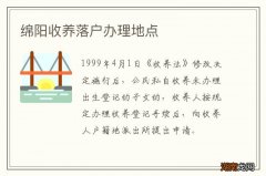 绵阳收养落户办理地点