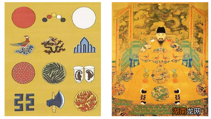 龙袍上的十二章纹都有些什么?为何到了清朝,十二章纹的地位下降了?