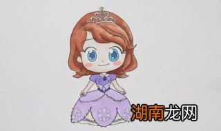 小公主怎么画 小公主简笔画教程