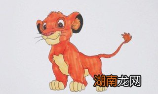 狮子怎么画 狮子王辛巴简笔画教程