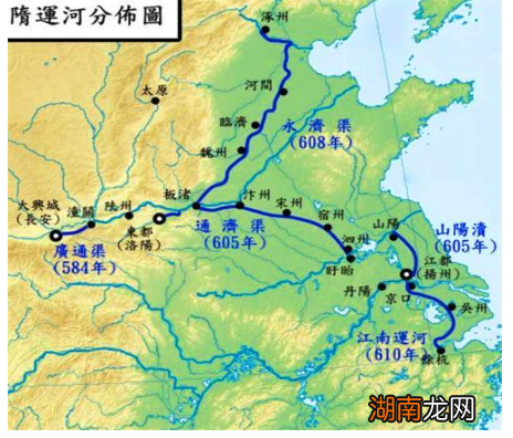 隋炀帝杨广为什么要修筑运河?是贪图享乐还是另有目的?