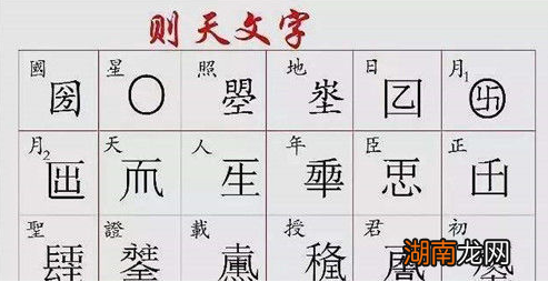 武则天发明创造了十八个字,有哪些字现在依旧在使用?