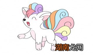 九尾狐怎么画 可爱的九尾狐简笔画教程