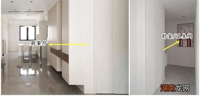 过道处凹槽你家嫌鸡肋,别人却羡慕,改储物间最实用,不浪费1㎡