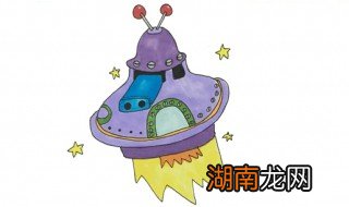 飞船怎么画 宇宙飞船简笔画教程
