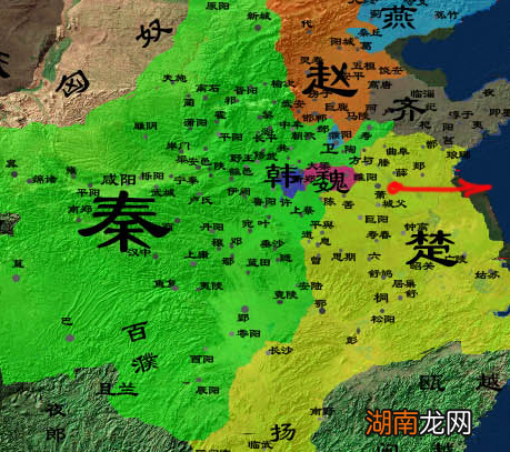 刘邦究竟是楚国人还是魏国人 看看这三张地图就知道了