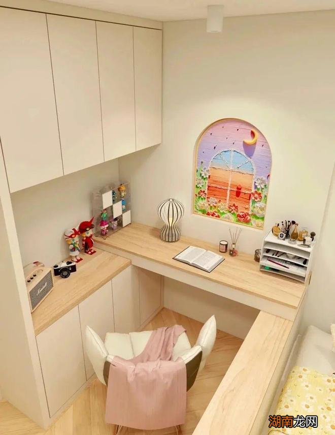 这才是儿童房该有的样子,8㎡装出16㎡的收纳,功能齐全无可挑剔