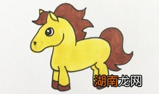 怎么画马 马简笔画教程