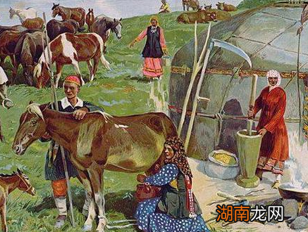 古代游牧民族拥有成群的牛羊马匹 他们平时都吃些什么东西