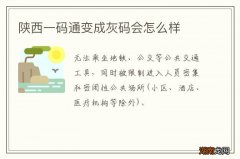 陕西一码通变成灰码会怎么样