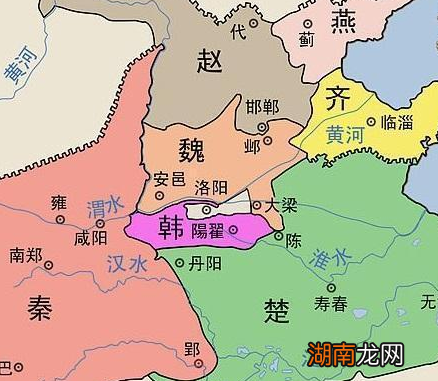 战国时期的韩国面积有多大 韩国为什么比不上其他六国