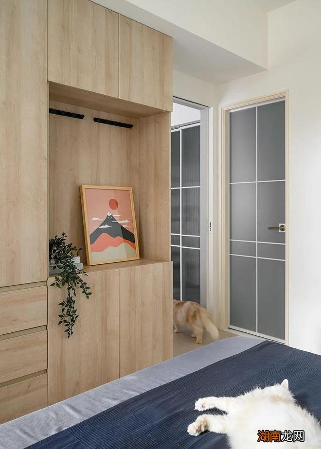 装修 灵感 | 83㎡住2人4猫,简单的日式无印风美炸了