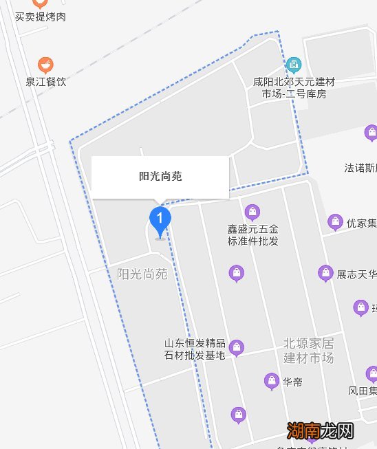 位置+交通 咸阳阳光尚苑公租房在哪里