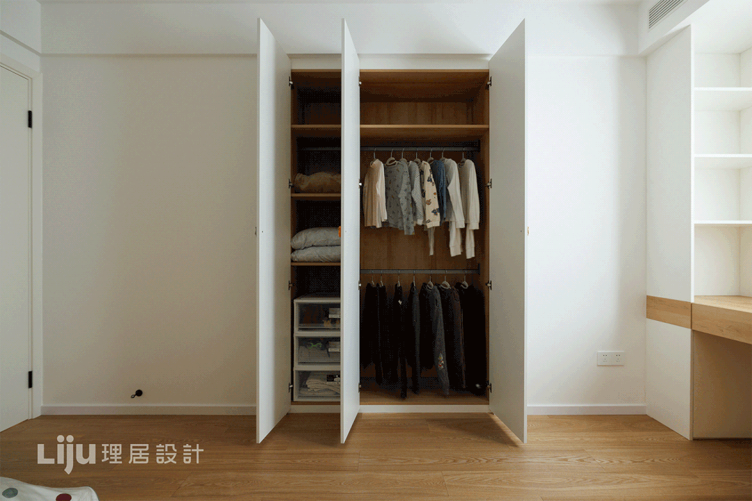 123㎡温暖明亮日系亲子宅，互动性强且有学习氛围的“成长系空间”