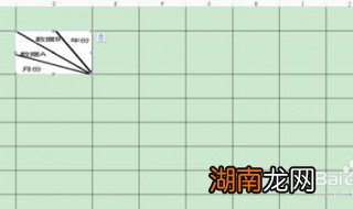 斜线表头制作技巧